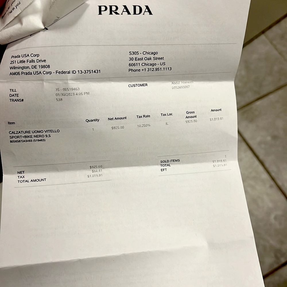 Prada American Cup Sneakers are Brand New - Picture 6 of 6